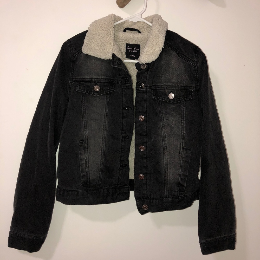 Fur Denim Jacket